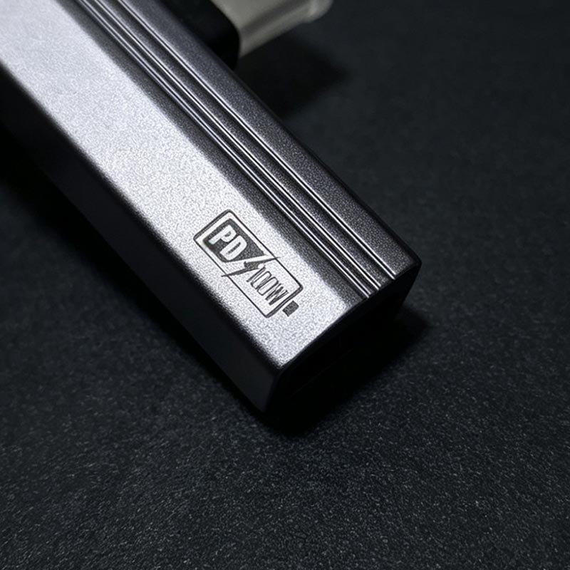 Adaptador Tipo-C 2en1: Jack 3.5mm + Carga 100W